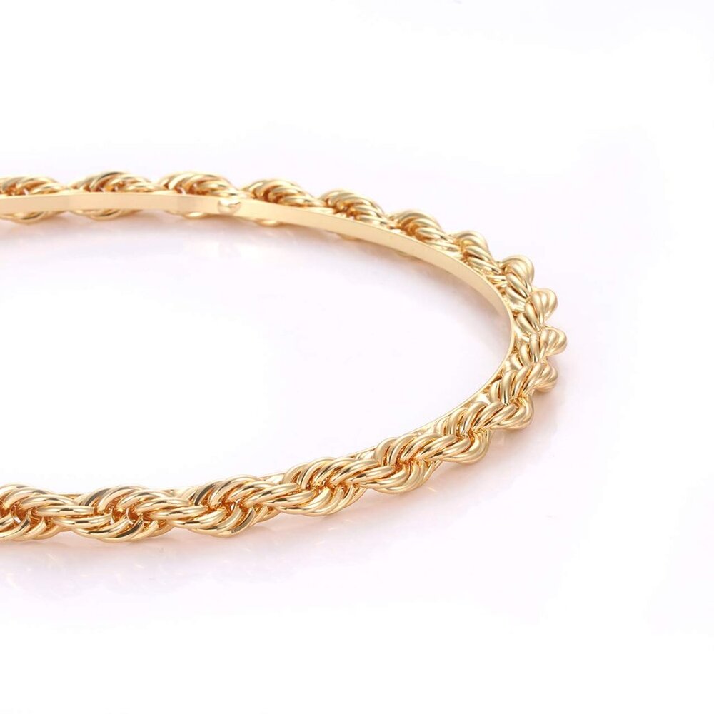 Chain Headband for Women Gold Metal Twisted Hair Chains Statement Hairband Hair - Picture 6 of 7